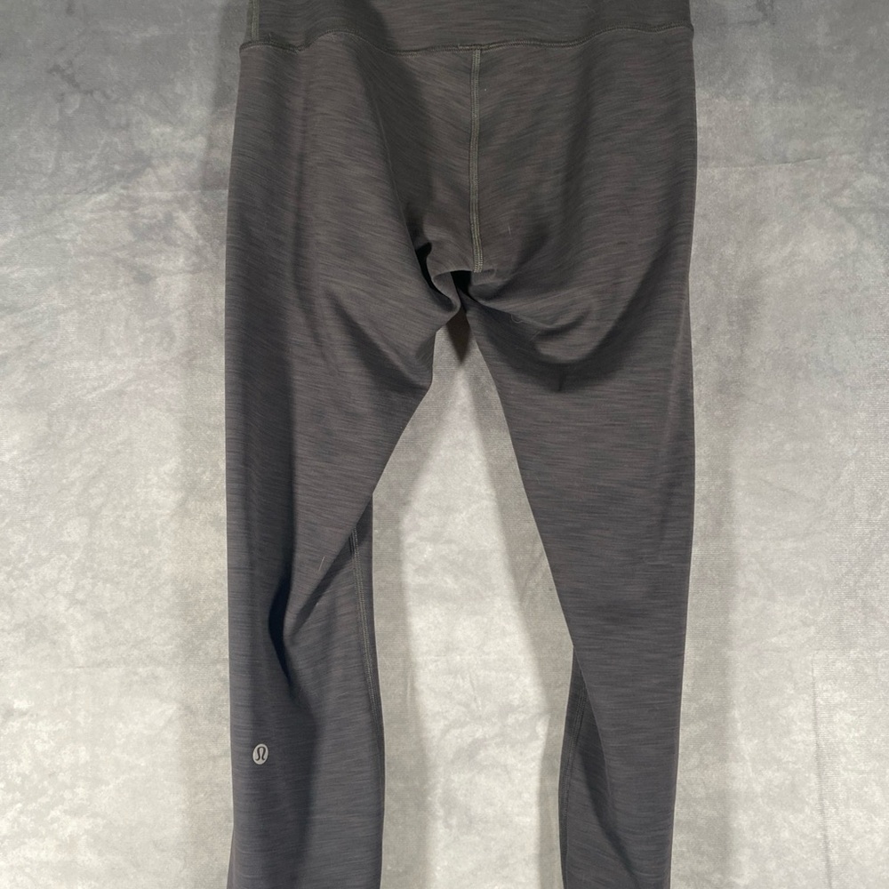 Lululemon‎ Wunder Train High Rise Crop 23” Graphite Gray Womens 8 - Picture 5 of 8
